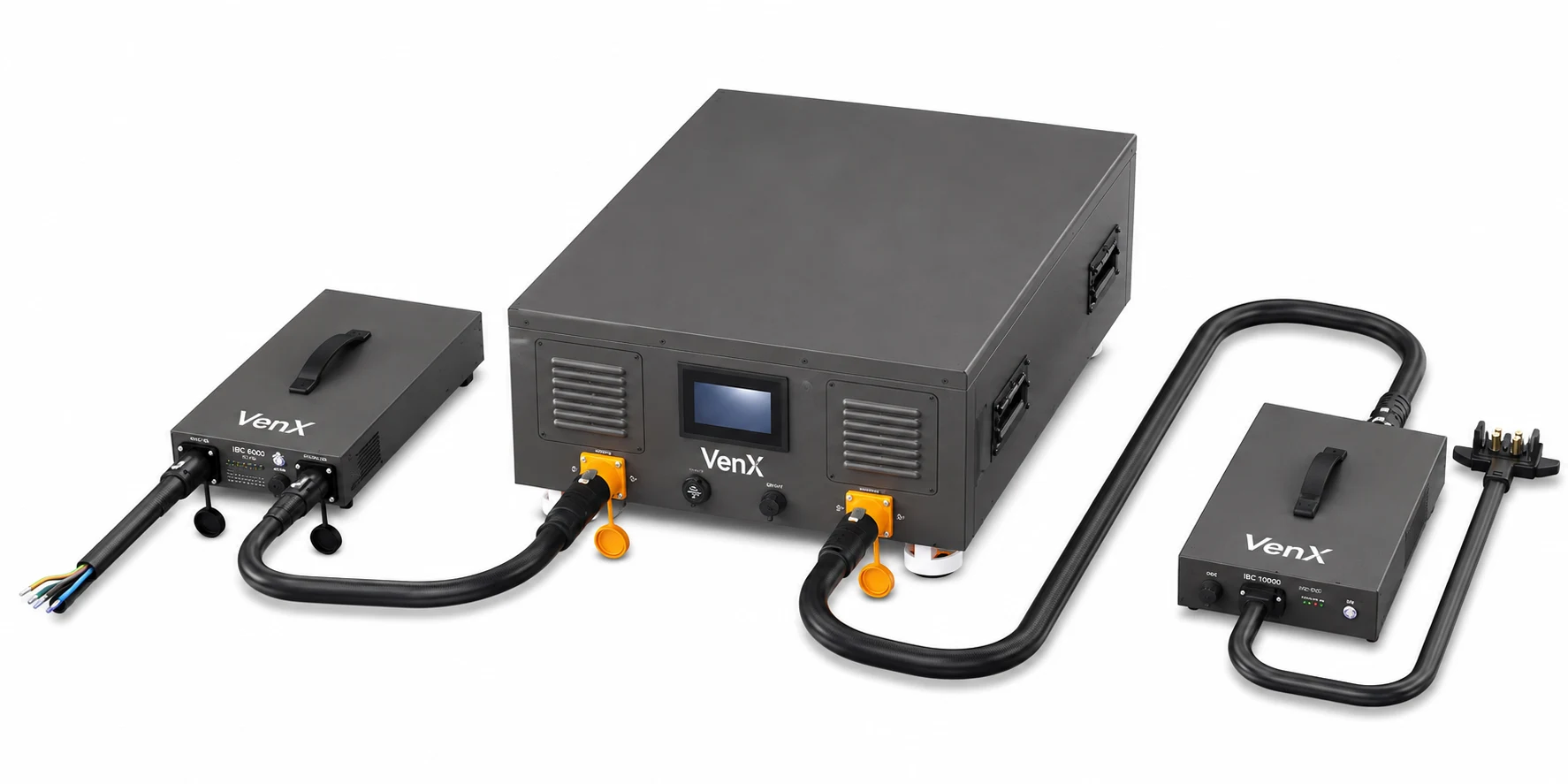 VenX OP-25 set with battery pack IBC6000 AC-DC and IBC10000 DC-DC